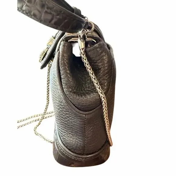 Vintage Brighton Mini Leather Clutch & Shoulder Bag - Picture 9 of 10